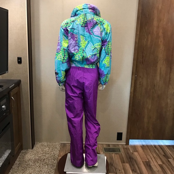 Roffe Ski Suit Vtg 80's Jumpsuit One-Piece Snow - Picture 6 of 8